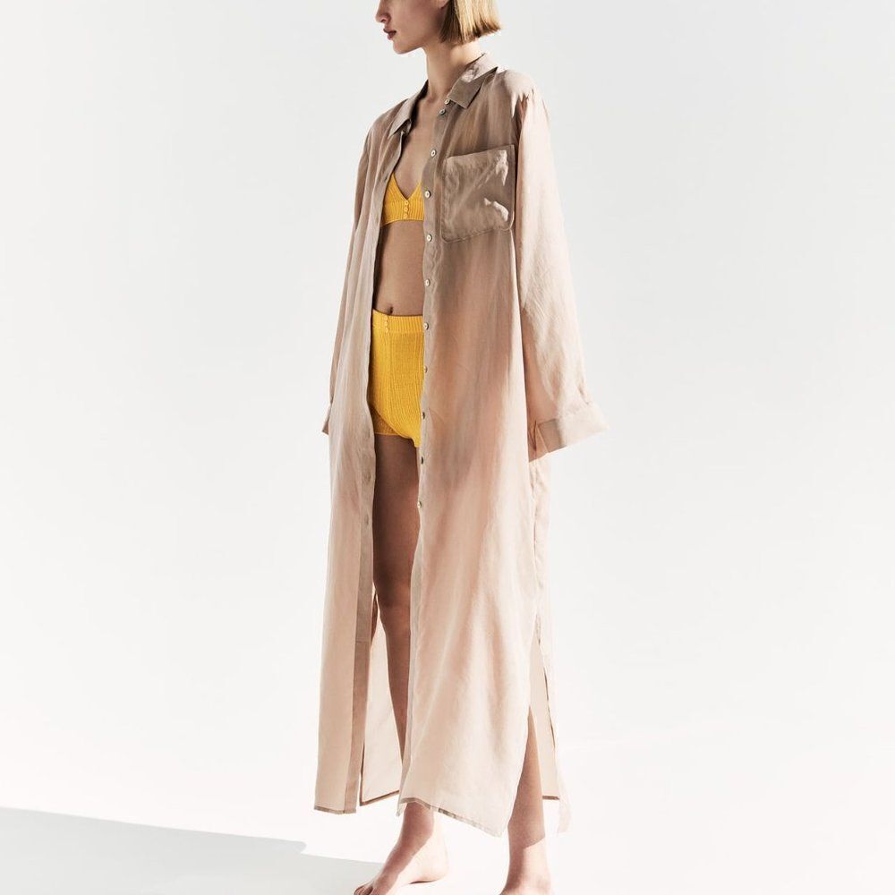 ZARA OVERSIZED SHIRT DRESS NEW